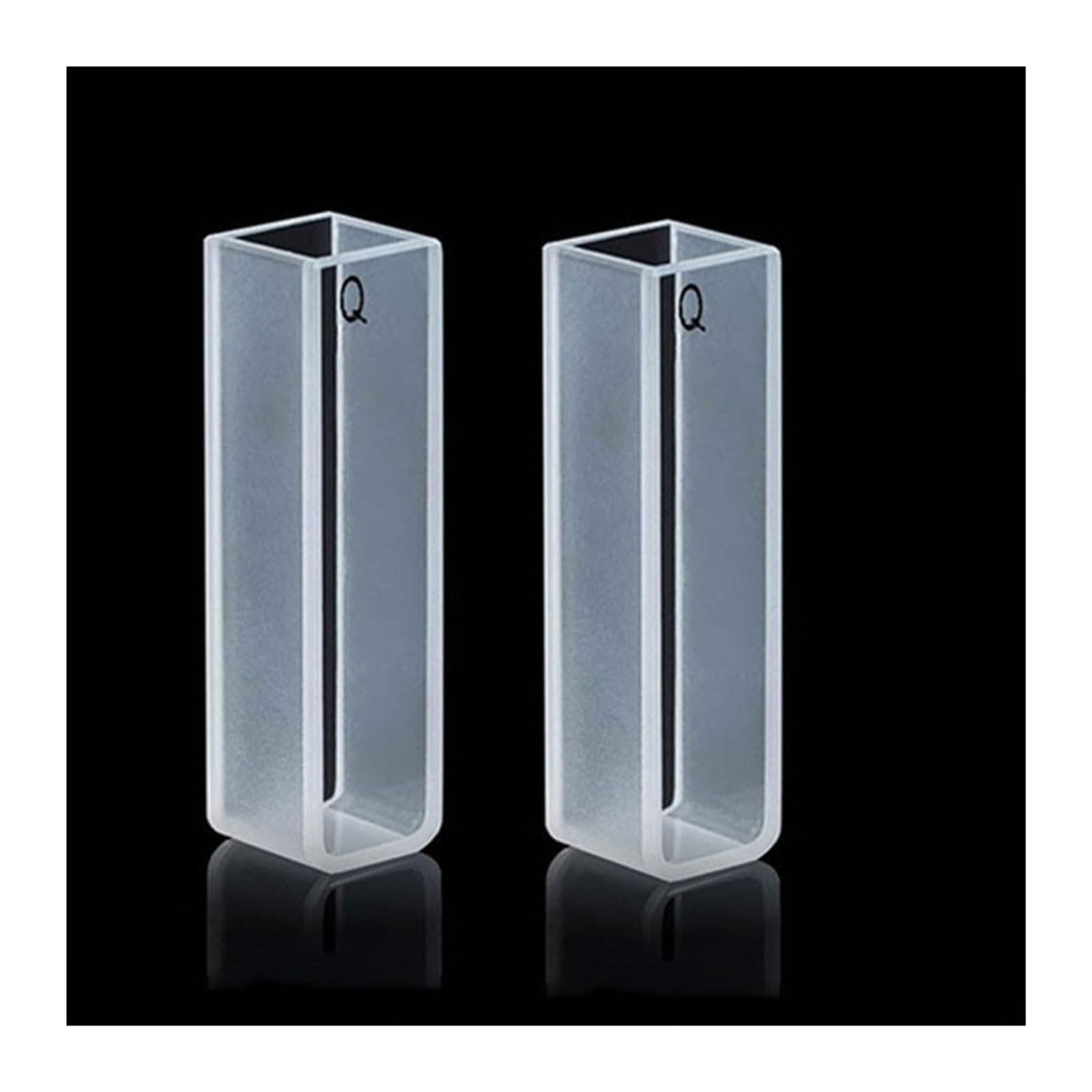 Espectrofotómetro de cuarzo, 2 piezas de cuarzo Cette for espectrofotómetro 751722, trayectoria óptica 5-50 mm(5)