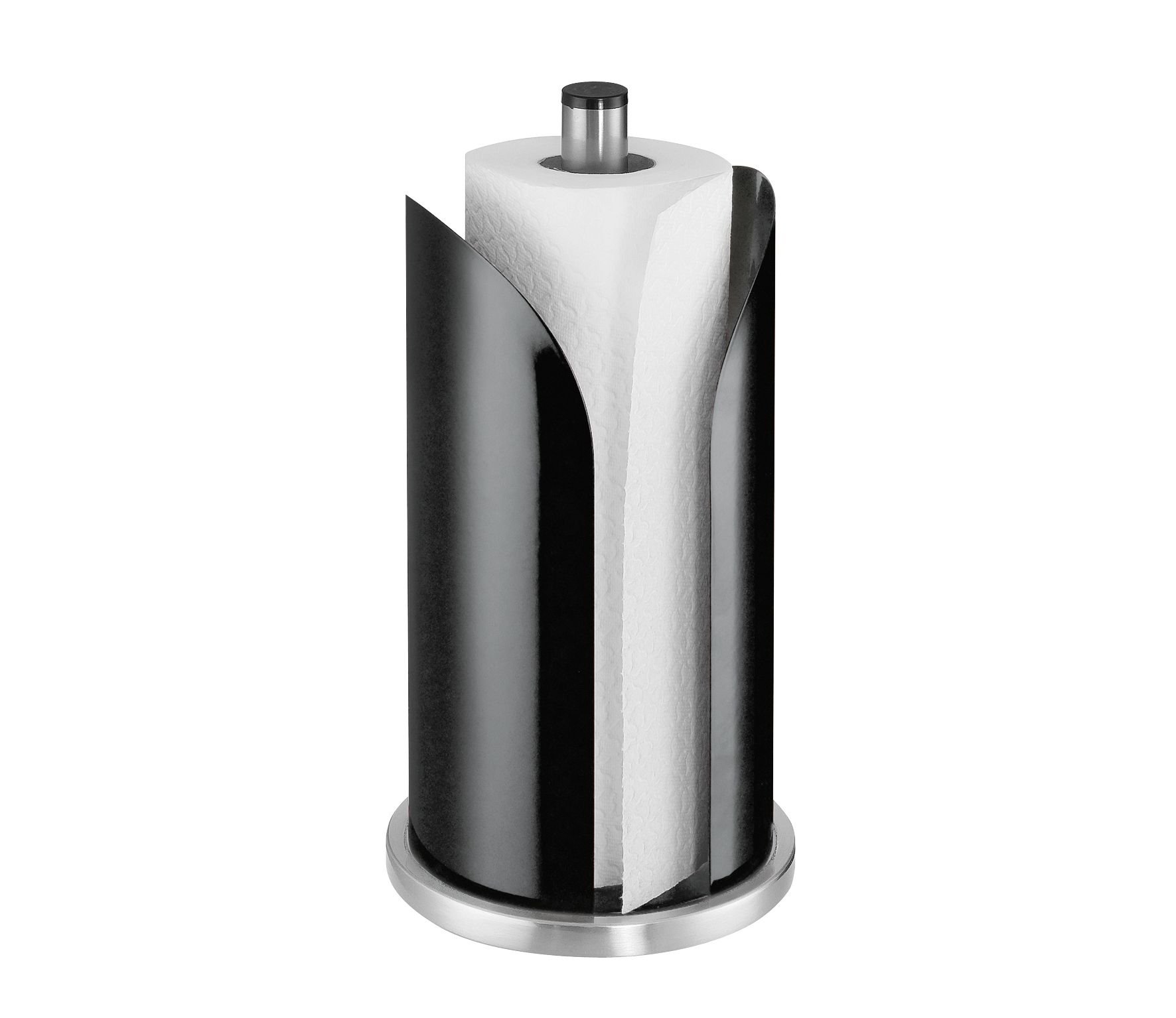 Küchenprofi Black Kitchen Roll Holder KP10075010, Stainless Steel