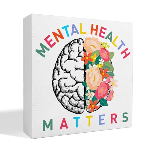 Mental Health Desk Decor Therapy Office School Counselor CBT Therapist