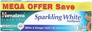 Himalaya Herbals Sparkling White Toothpaste for Whitening - 150 g (Pack of 2)