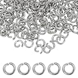 UTILISATION LARGE: les anneaux sont adaptés pour fabriquer de beaux colliers, bracelets et chevillères, et peuvent porter toutes sortes de charmants charmes ou perles. Peut être utilisé pour les colliers, bracelets, boucles d'oreilles, chevillères, sacs, sacs à main, porte-clés et ainsi de suite.
