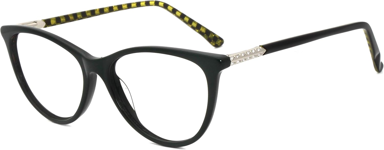 Acetate stylish glasses women fashion cateye eyeglasses for women non prescription