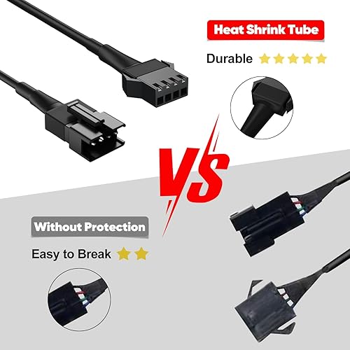 Miniatura 3 de Cable extensor para luces de guardabarros, 4 unidades, 47 pulgadas, cable extensor LED de 4 pines, cable extensor para luces LED RGB para camioneta,