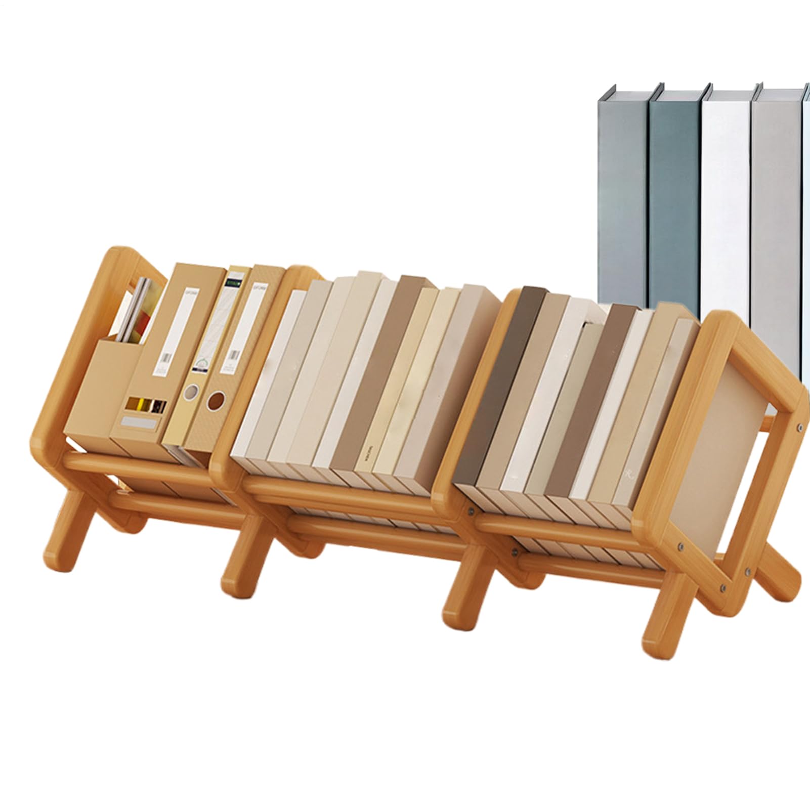 Bibliothèque de l'organisateur de bureau pour ranger vos livres sans encombrer la table