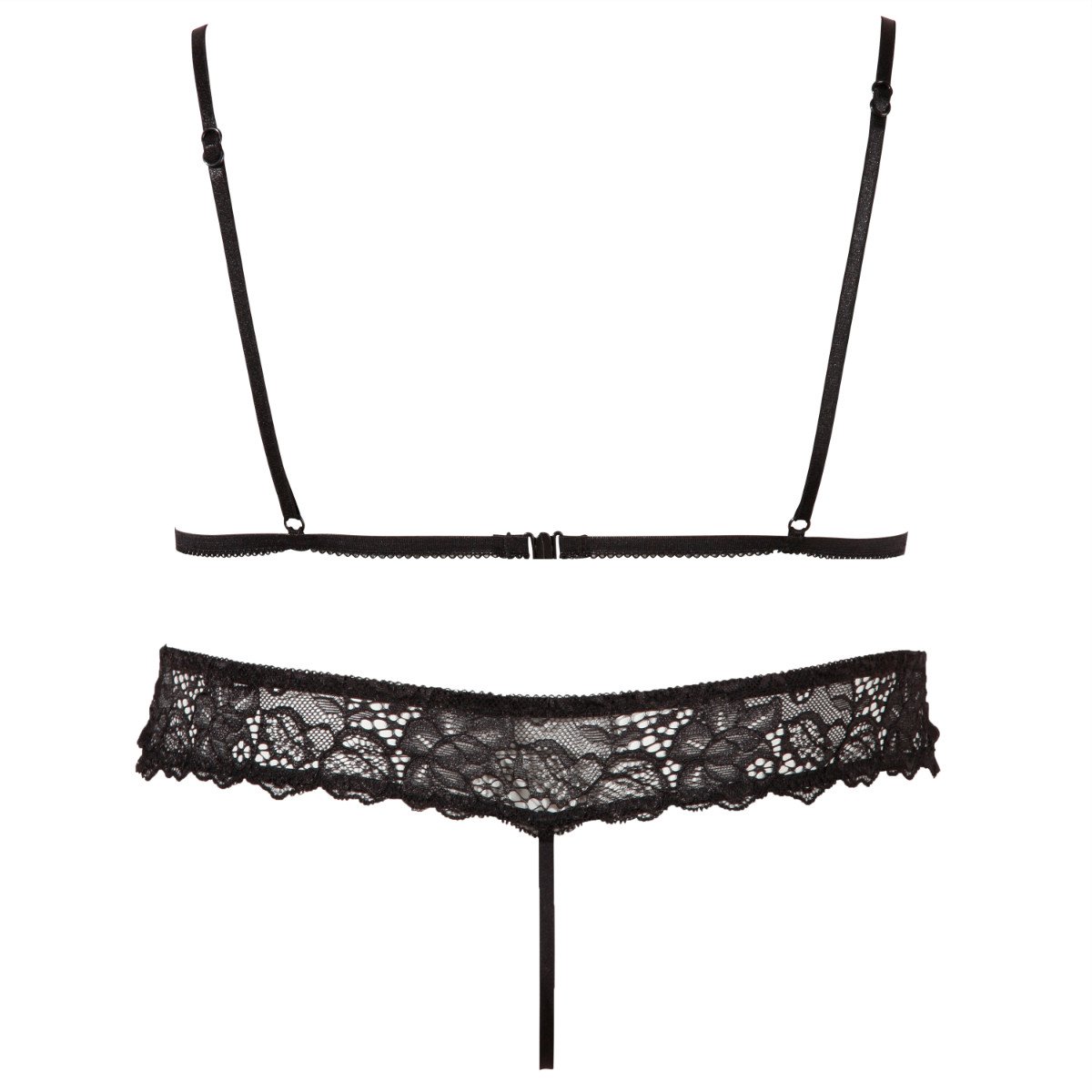 Abierta Fina Damen 22118071031 Dessous-Set, Schwarz (Negro 001), 30 (Herstellergröße: Medium)