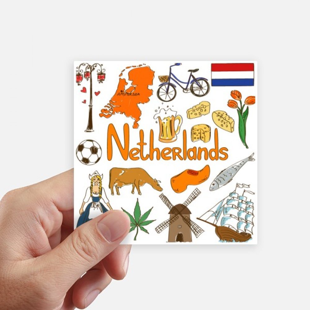 Sticker Pays-Bas pour ordinateur portable pour masquer les rayures de votre valise