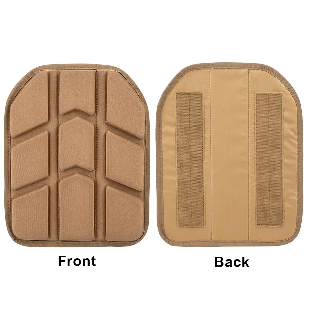 Lot de 2 Plaques Tactiques en Mousse EVA, Coussinet en Mousse EVA pour Support de Plaque, Plaquette Intérieure de Absorption des Chocs, Doublure pour Gilet, Coussinets pour Entraînement et Protection