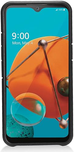 Miniatura 72 de Para LG K51, LG Reflect (LM-K500) - Funda híbrida para teléfono con imagen - AD1 mármol negro