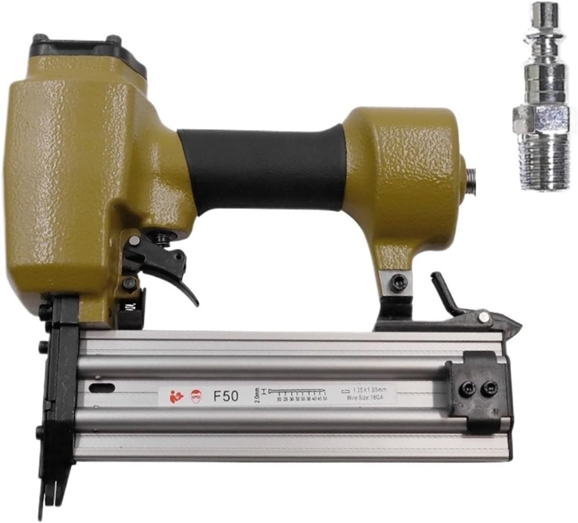 Professional Heavy Duty Stapler F50 Air Brad Nailer Pneumatic Framing Nailer Nail Gun Fastener Nail Gun (Color : F50 GP)