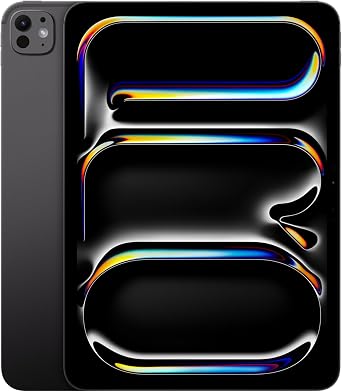 Apple iPad Pro 11-Inch M4 Built for Apple Intelligence, Ultra Retina XDR Display - Nano-Texture Glass, 2TB, 12MP Front/Back Camera, LiDAR Scanner, Wi-Fi 6E, Face ID Space Black