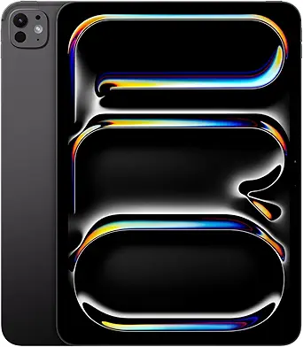 Apple iPad Pro 11-Inch (M4): Built for Apple Intelligence, Ultra Retina XDR Display, 256GB, 12MP Front/Back Camera, LiDAR Scanner, Wi-Fi 6E, Face ID, All-Day Battery Life — Space Black