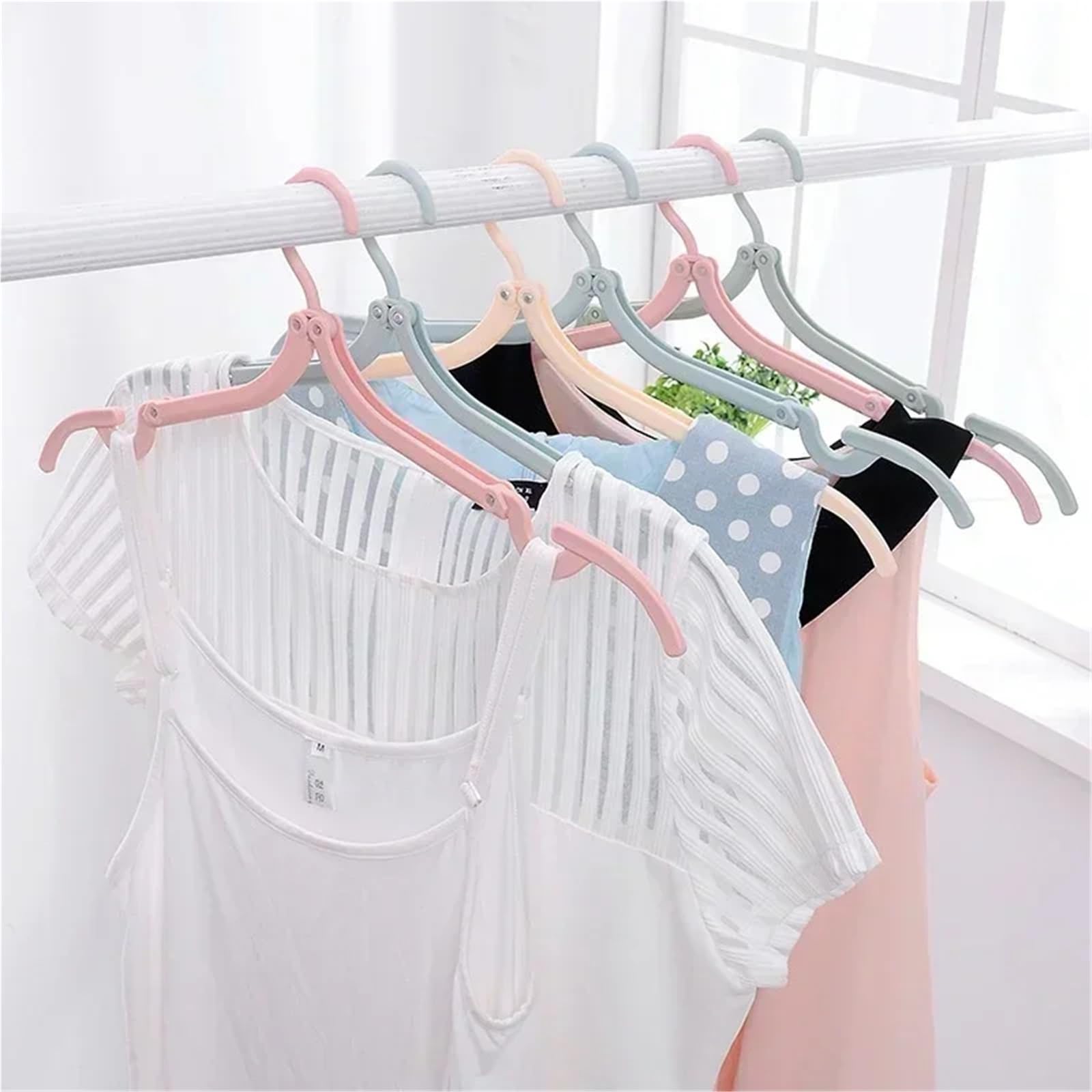 Grucce da Viaggio Pieghevoli 5/50 pezzi grucce pieghevoli da viaggio accessori essenziali for navi crociera vestiti multipli for la casa portatili(20pcs)