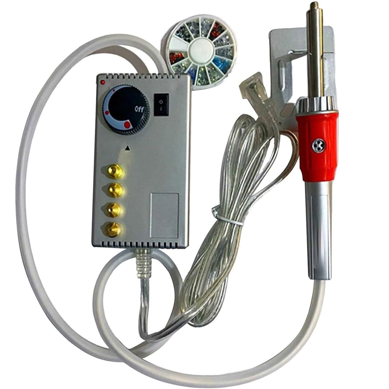 Applicateur Hotfix sous vide en laiton pour strass de 1 à 8 mm