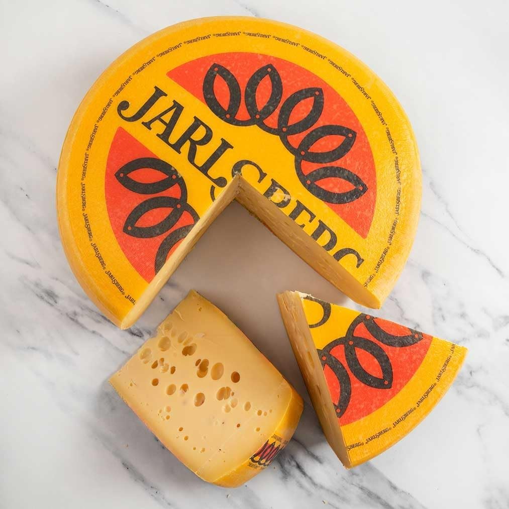 igourmet Jarlsberg Norwegian cheese - 2 Pound Cut (31.5 ounce)