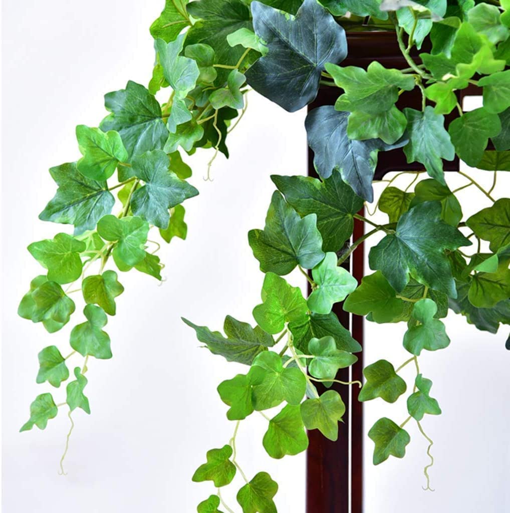 QXGJTLI Edera Artificiale in Seta, 170 cm/66 Pollici, edera Artificiale in Rattan, pianta Verde, Foglia Verde, Fiore Artificiale, Vite, per casa/Matrimonio/Giardino/Decorazione per Feste