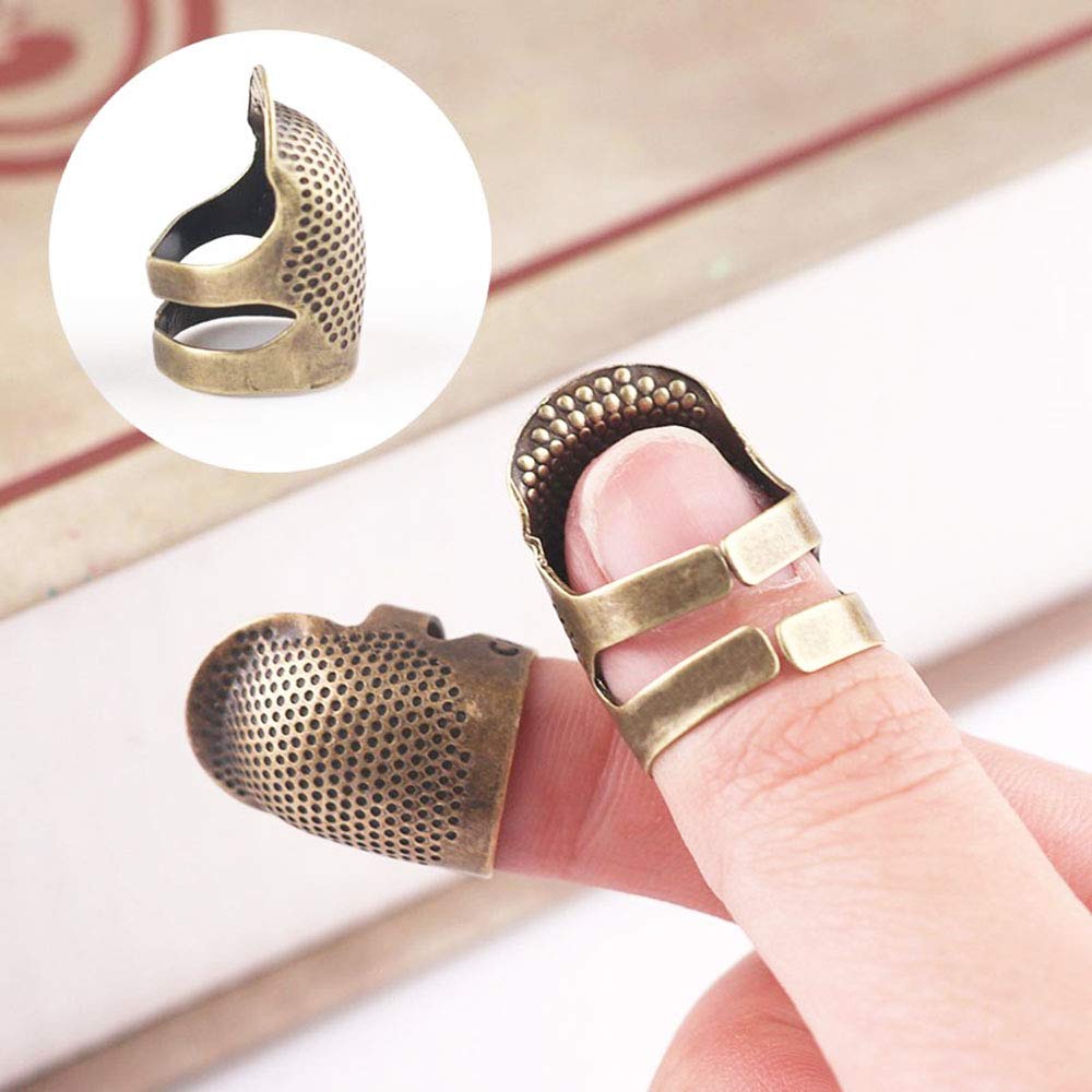 Retro Metall-Fingerhut In Größe M – Schutz Beim Nähen, Quilten & Basteln