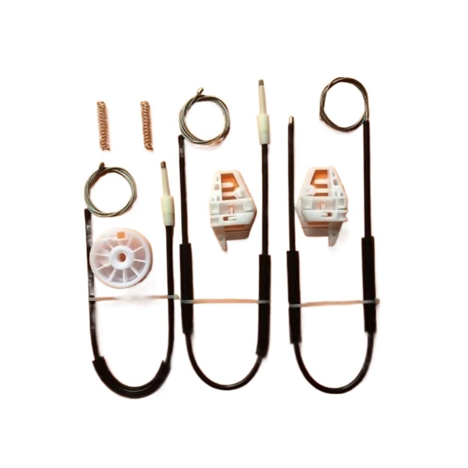 Lhdktee Window Regulator Repair KIT Front-Left/Right 2002-2009 for Megane II 2/3 Coupe Door Car Window Handle(A)