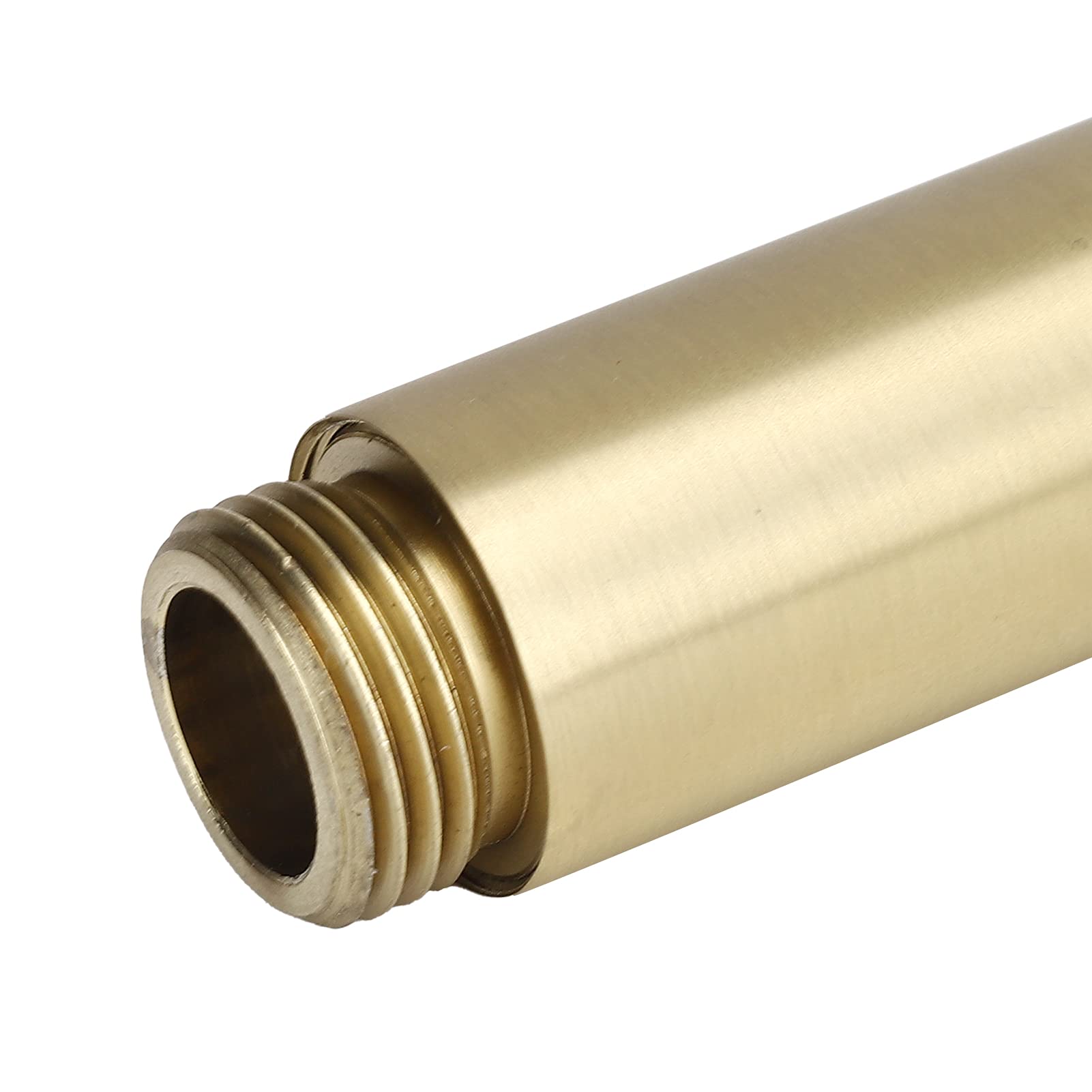 Soffione Doccia Portatile per Bagno, Soffione Doccia a Barra Tonda in Rame Massiccio G1/2 Spruzzatore Ad Alta Pressione per Doccia per Forniture per La Casa Del Bagno(d'oro)