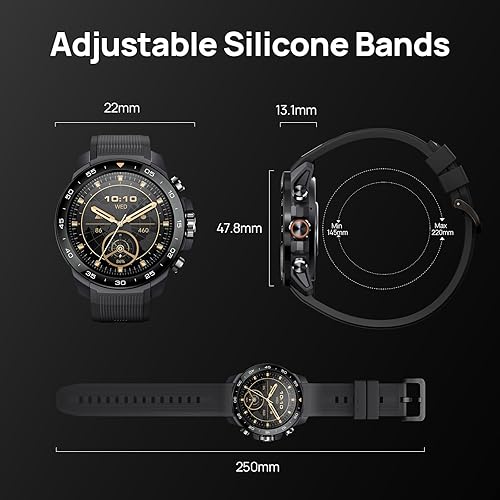 Miniatura 9 de Mibro GS Explorer S Adventure - Reloj GPS con 10ATM, batería de 20 días, reloj deportivo de cerámica AMOLED de 1.32 pulgadas para senderismo,