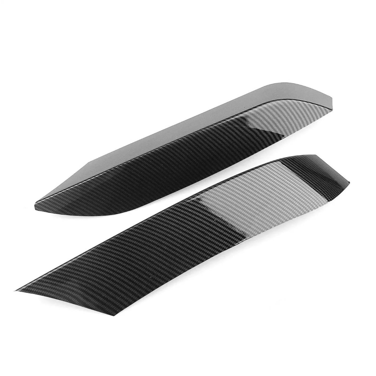 Pasuje do M3 F80 2014-2019 Splitter przedniego zderzaka Canards Fartuch Boczny spoiler Body Kit Cover(Carbon Fiber Look)