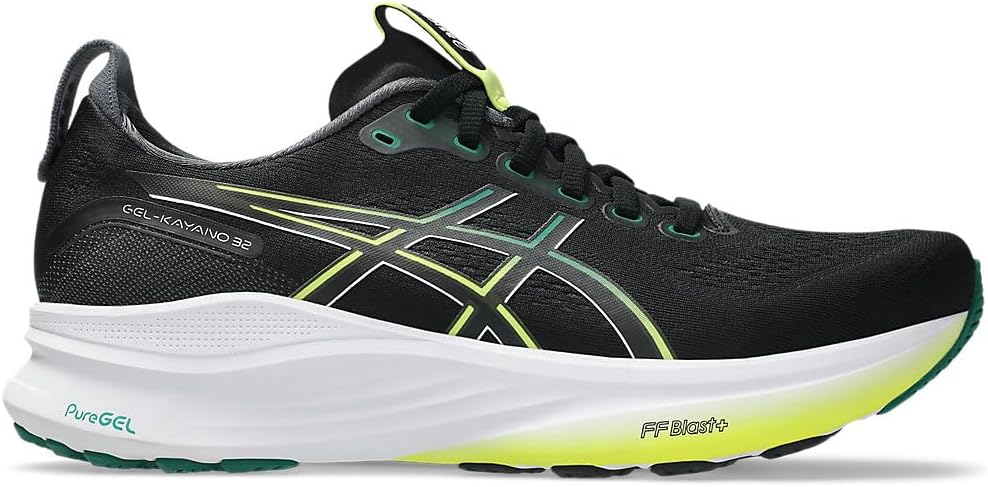 Amazon | ASICS メンズ Gel-Kayano 32 ランニングシューズ, ブラック