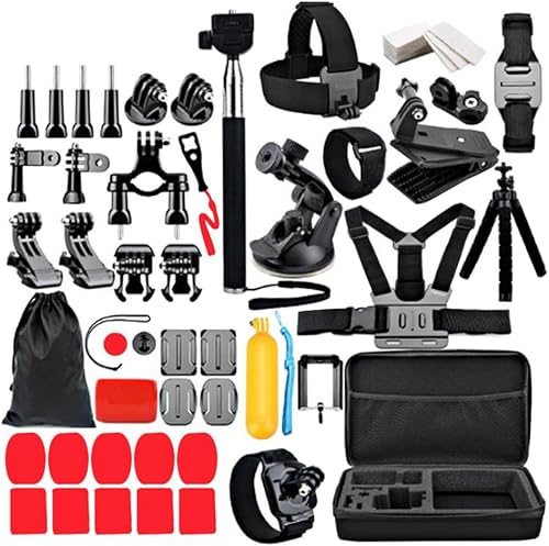 ALANES Action Camera Accessory Kit Compatible with GoPro Hero 11/10/9/8/7/6/5 DJI Osmo Action and More (84 in 1)