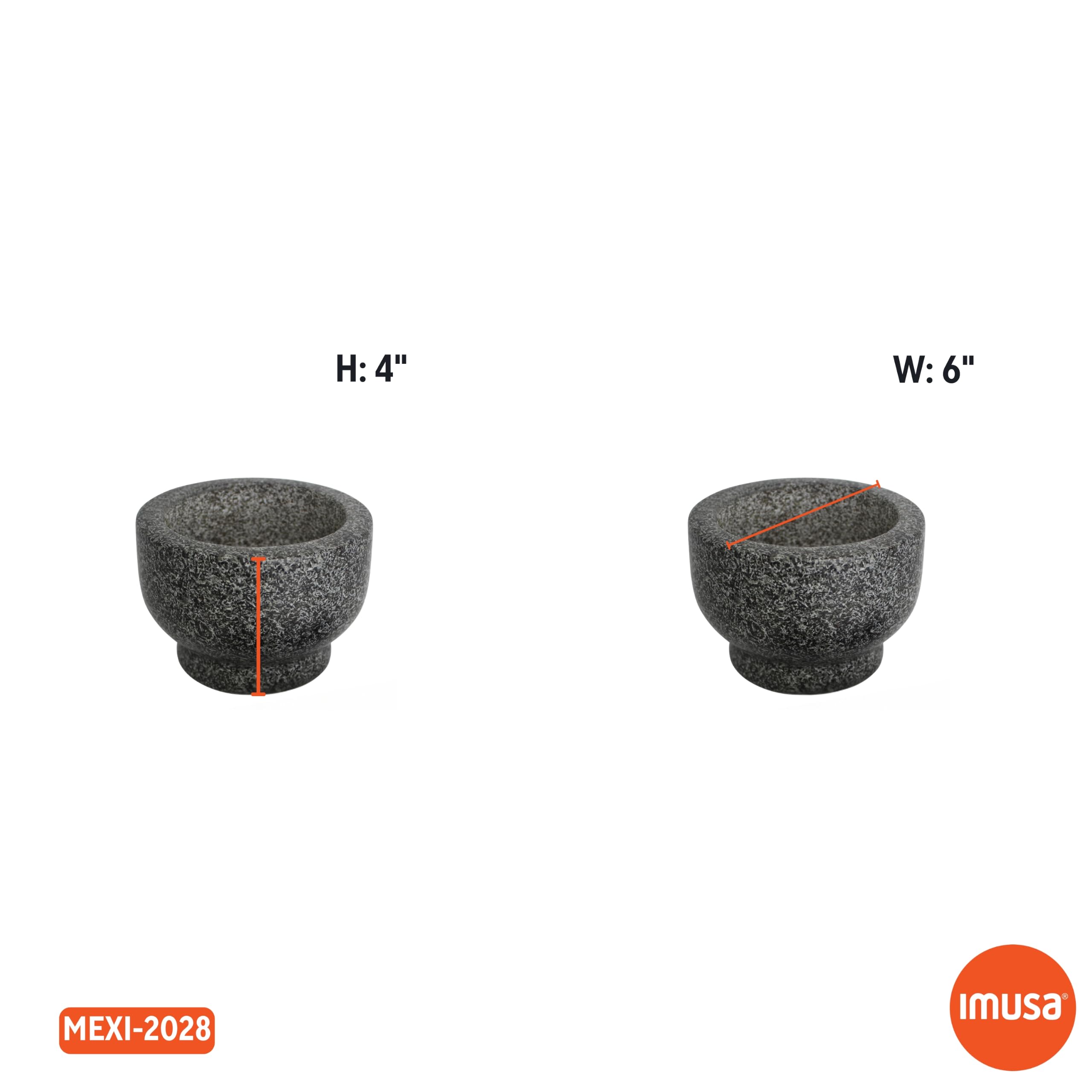 IMUSA Stati Uniti Molcajete, 16,5 cm, Granito
