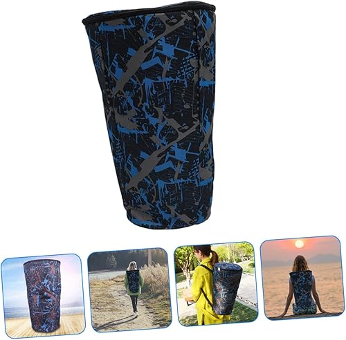 Miniatura 5 de Vaguelly Mochila de 2 uds. Kit de batería africana, bolsa de almacenamiento de tambor africano, estuche de transporte de tambor africano con correas