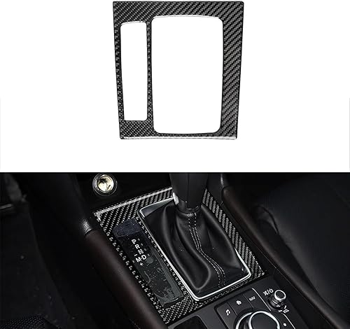 Accesorios de coche Auto Interior del coche del panel de engranajes de ajuste etiqueta para mazdas 3 Axela BM BN 2014 2015 2016 decoración