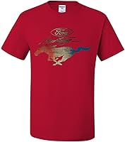 Vista 8 de Camiseta con logotipo Ford Mustang GT Shelby Cobra Boss 302 Muscle para hombre