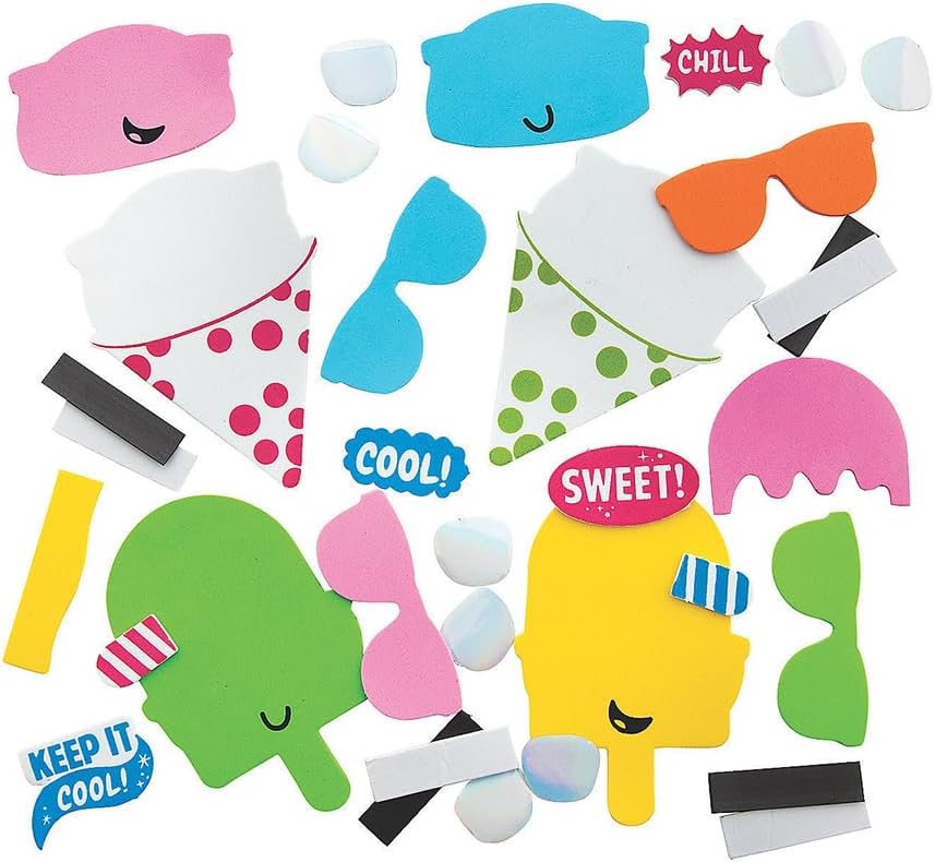 Cool Summer Treats Magnet CK-12 - Craft Kits - 12 Pieces