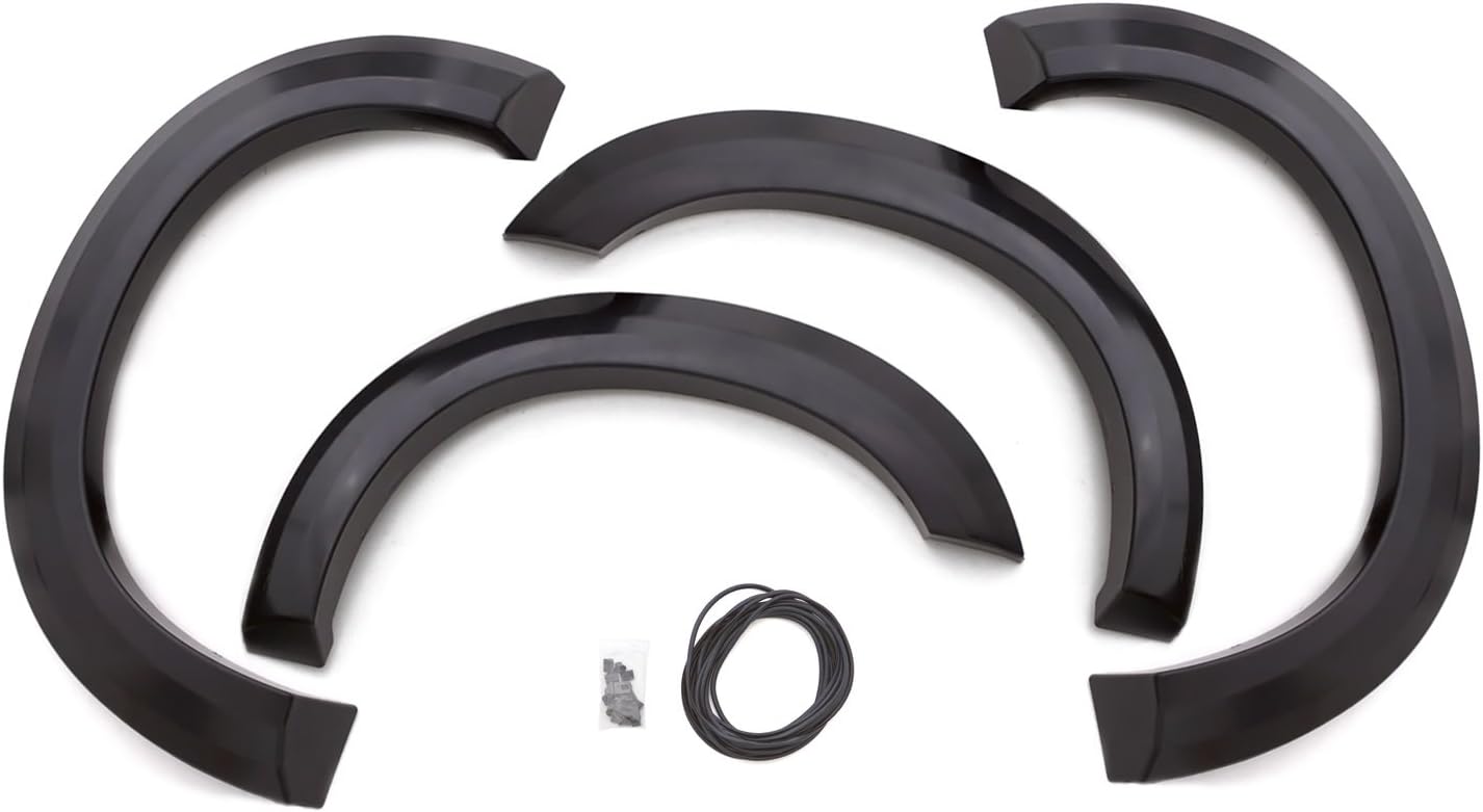 Lund EX314TB Elite Series Black Extra Wide Style Textured Rear Fender Flare - 2 Piece
