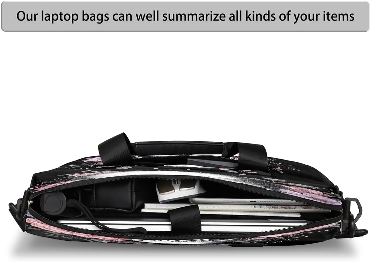 Vintage Sunflower Laptop Bag Floral Flower Laptops Sleeve Briefcase Notebook Carrying Case for Women 15.6 16inch