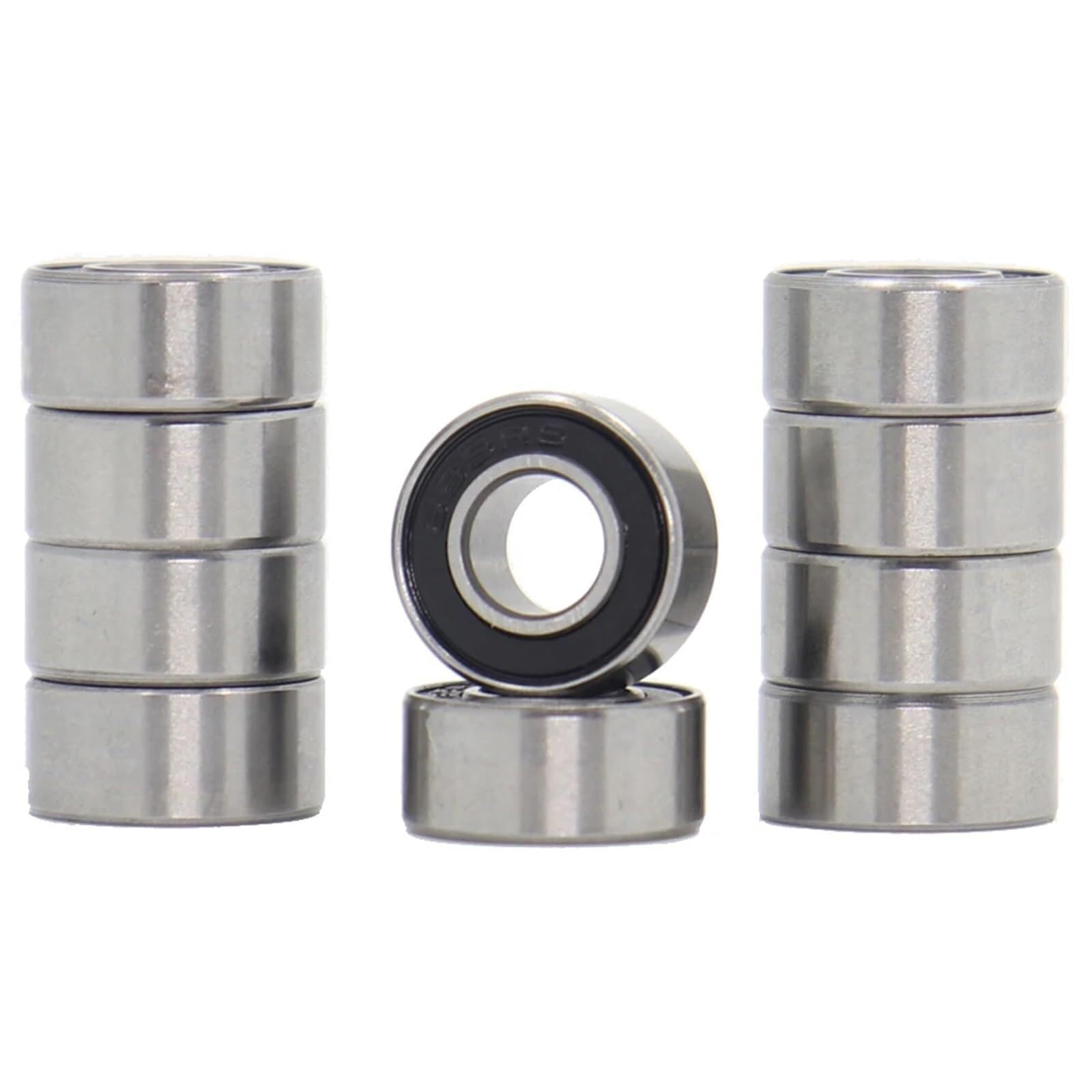 Rodamientos, Rodamiento cerámico híbrido 4 * 9 * 4Mm ABEC-1 husillo de Motor industrial 684HC híbridos Si3N4 rodamientos bolas 3NC 684RS 1 Uds,Durabilidad mejorada