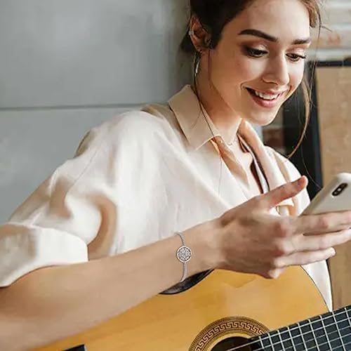 Miniatura 2 de UNIFT Metatron - Pulsera de cubo para mujeres y hombres, de acero inoxidable, Arcángel, Metatron, cubo, geometría sagrada, joyería de talismán