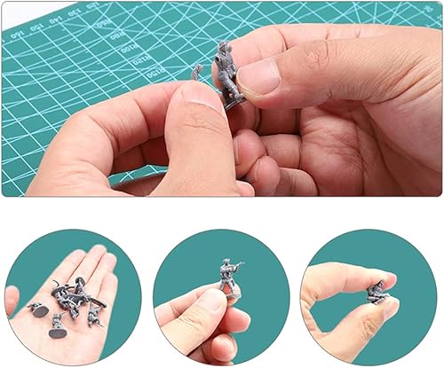 Miniatura 3 de ViiKONDO Conjunto militar para hombres del ejército, tanque del ejército alemán, juguete soldado en la Segunda Guerra Mundial con 18 posturas, juego