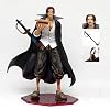 Tolcat One Piece One Piece Red Hair Shanks, New World Four Emperors, PVC Statue, Table Decoration, Figure Model 24CM9.5 Inch