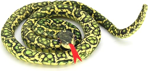 Miniatura 1 de Bakalizoo 3.6 ft Long Soft Snake Dolls, Cute Stuffed Animals Plush Pranks Spoof Stuff Toys, Gifts for Kids, Child, Birthday, Halloween, Christmas,