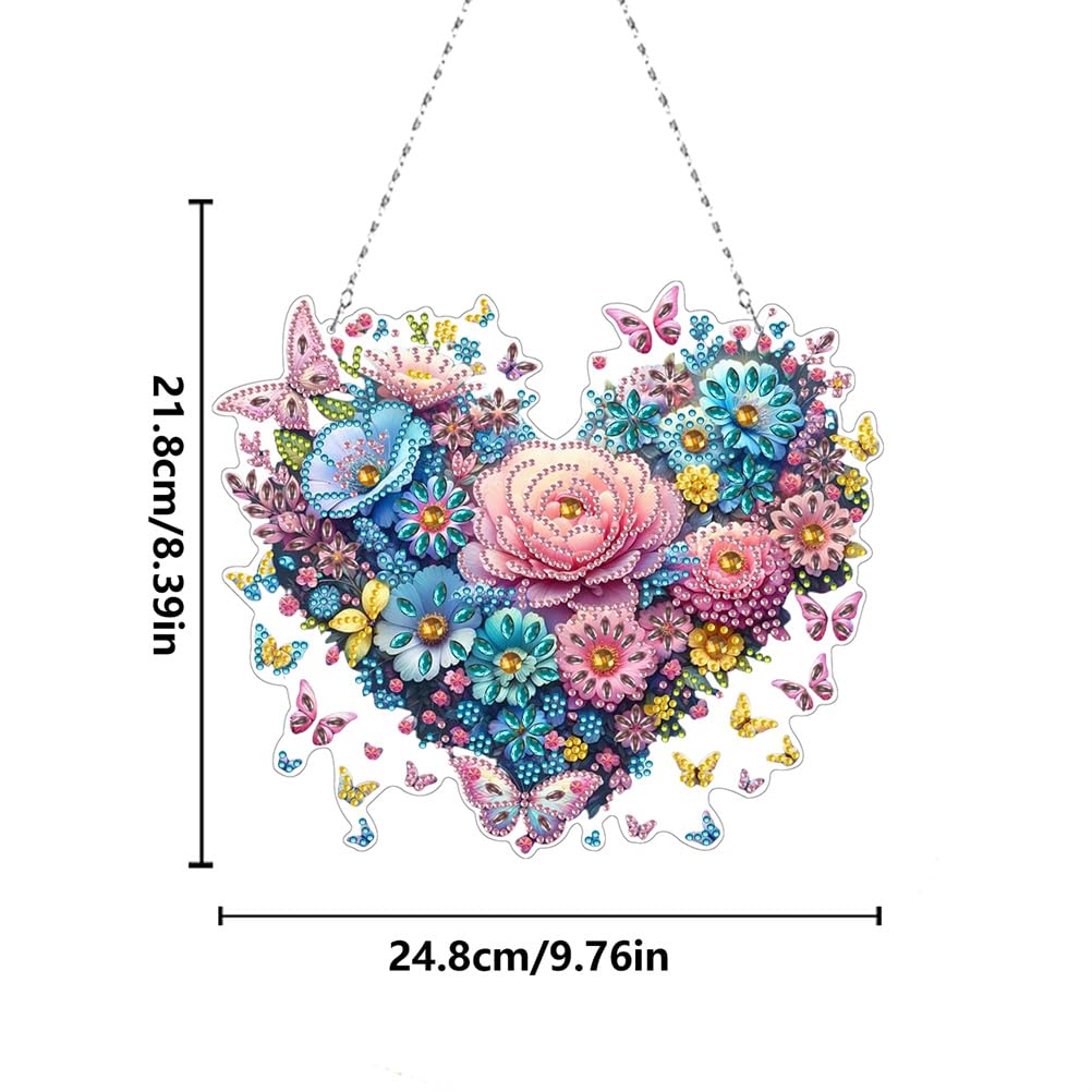 Meecaa Diamond Art Painting Wreath Kit with Tools - Image 2