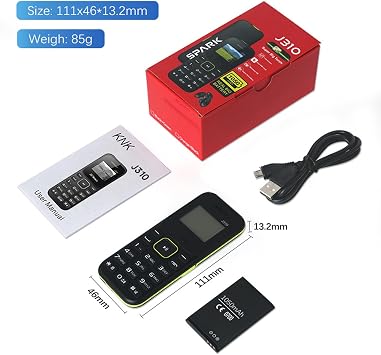 Basic Mobile Phones for The Elderly and Kids, Unlocked Dumb Phones, Cell Phones Without Internet - with Big Buttons, MP3, MP4, Camera, Flashlight, SOS,Black