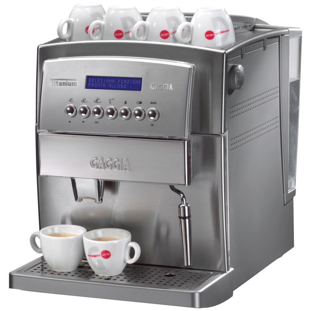 Machine espresso automatique Gaggia café grains expresso mousseur lait cappuccino argent