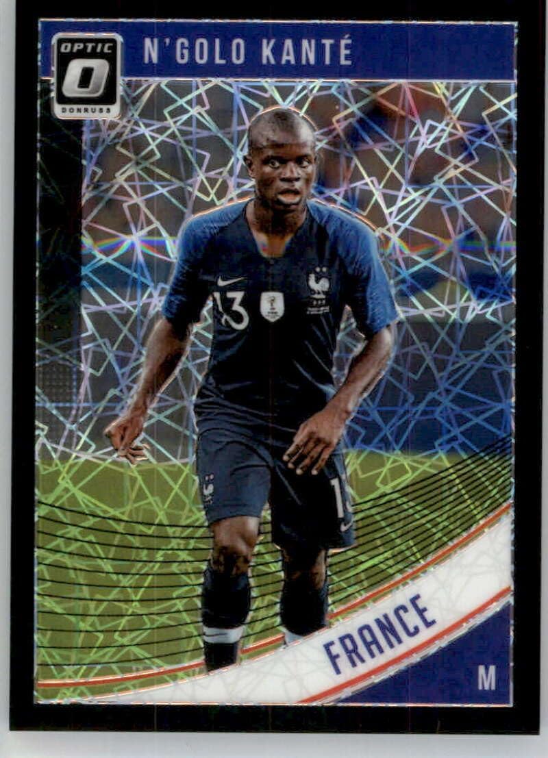 2018-19 Donruss Optic Black Velocity #134 N'Golo Kante SER/25 France Official Soccer Card in Raw (NM or Better) Condition