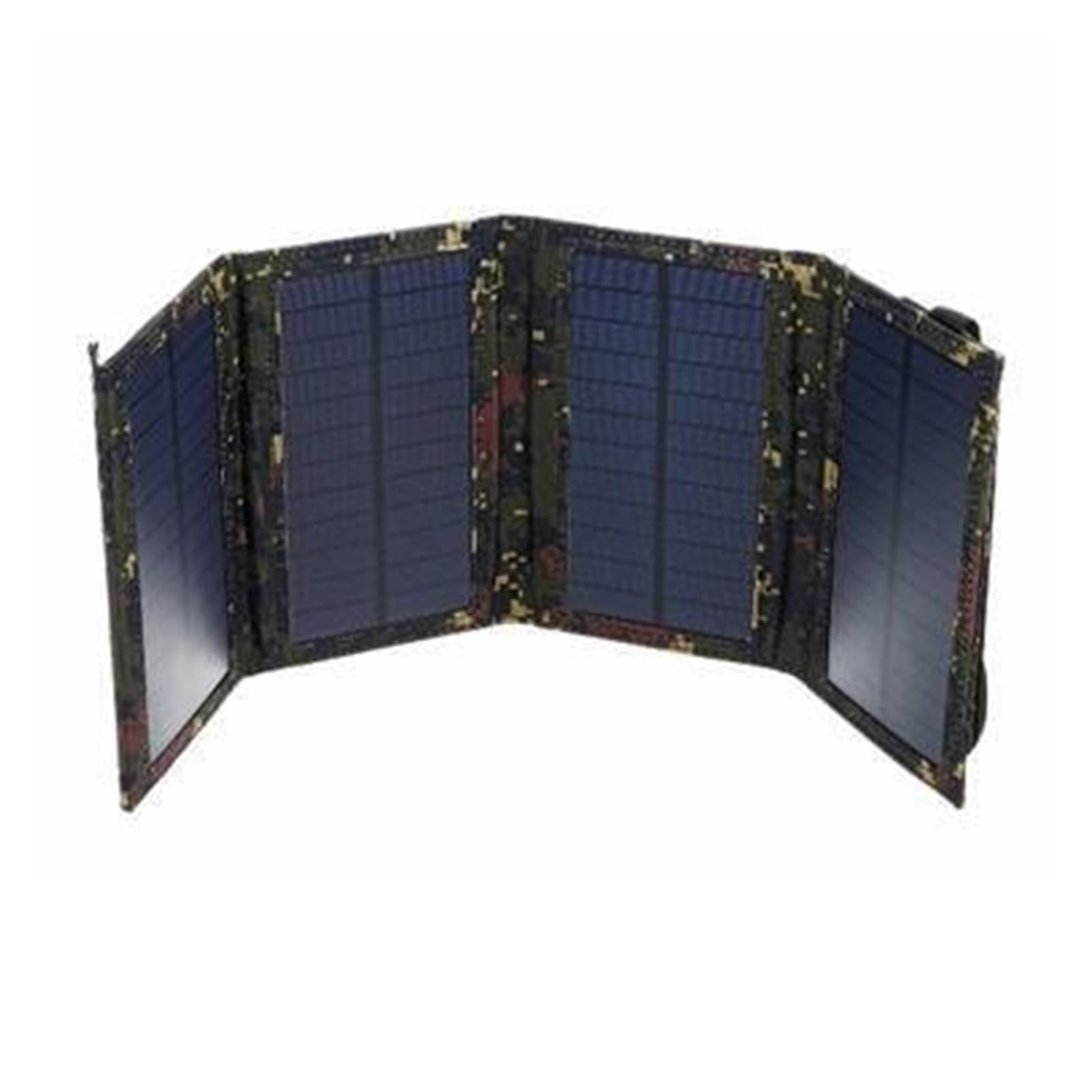 Banco de energía de panel solar plegable para teléfono celular en tamaño camuflaje 8