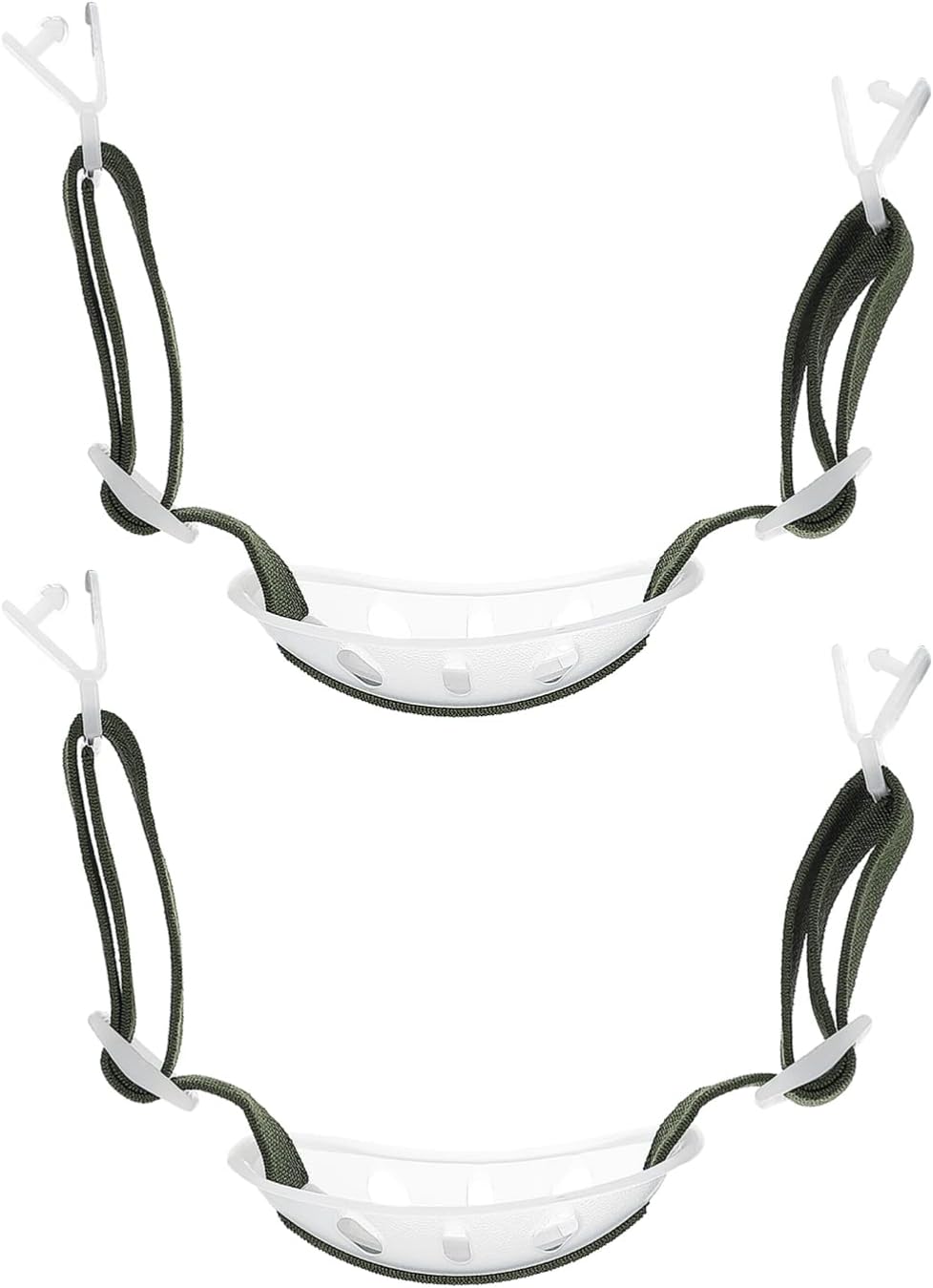 Amosfun2pcs Universal Hard Hat Chin Strap with Elastic Strap and Chin Cup Helmet Chin Strap Multi-Point Adjustment for Headwear Protection