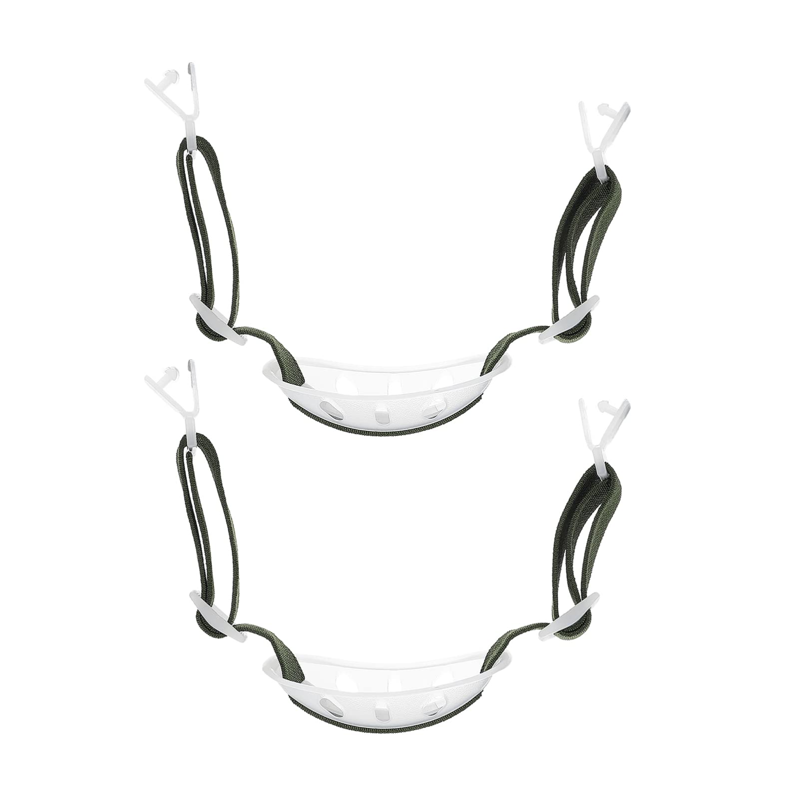 Amosfun2pcs Universal Hard Hat Chin Strap with Elastic Strap and Chin Cup Helmet Chin Strap Multi-Point Adjustment for Headwear Protection