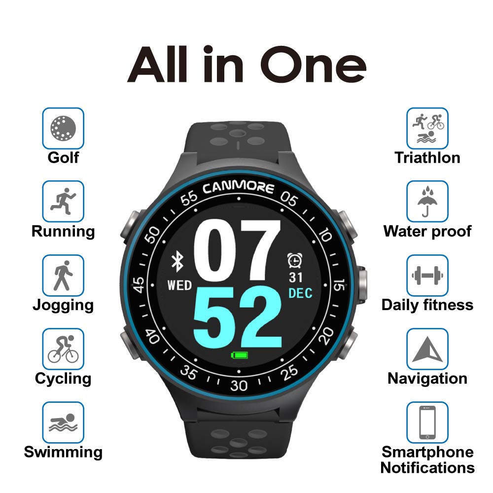 Canmore Tw 402 Color Lcd Multi Sport Golf Watch Activity