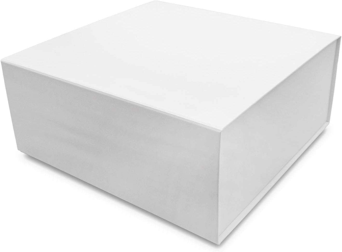 Magentic Gift Box Large White Collapsible Box with Lid
