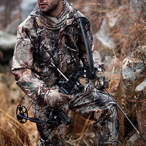 XGeek Compound Bow and Arrow kit, Hunting & Target Bow, with All Accessories, USA-Made Limbs, Draw Weight Adjustable 20-70 Lbs, Draw Length 17-29", 320 Fps Speed,for Hunter and Archery Enthusiast