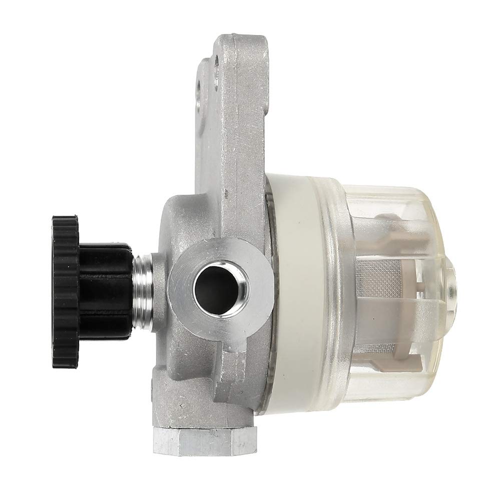 Qiilu Séparateur d'eau de filtre à carburant, pompe auxiliaire manuelle de séparateur huile-eau universel de voiture A0000907350