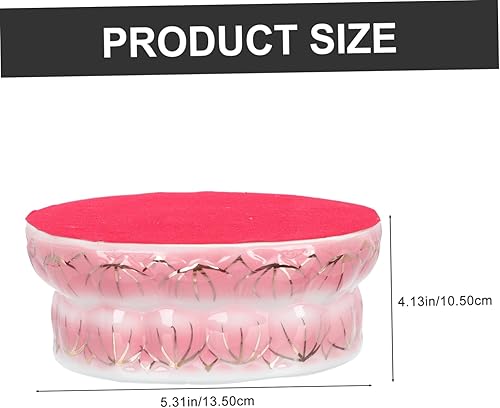 Miniatura 7 de DECHOUS 3 unids Avalokitesvara asiento de loto decoración de escritorio decoración de escritorio decoración al aire libre soporte de exhibición de